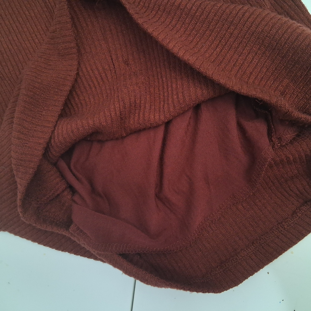 Mind Code Rust Midi Dress - Picture 7 of 8